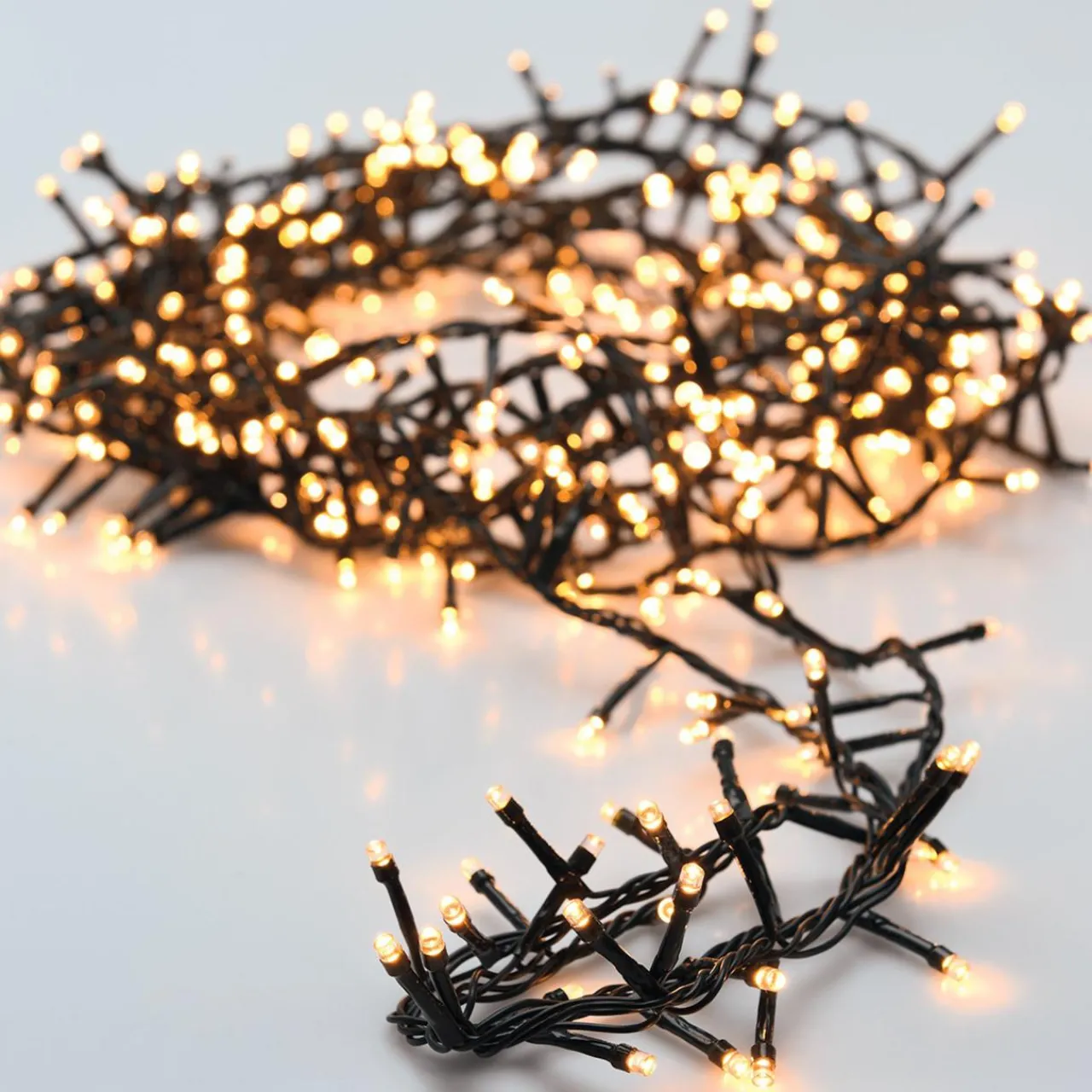 Guirlande Lumineuse|KAEMINGK Guirlande lumineuse 16 m 750 LED câble vert Luxe Blanc chaud doré Blanc chaud doré - câble vert