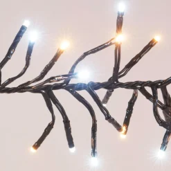 Guirlande Lumineuse|KOOPMAN Guirlande lumineuse 11 m 1512 LED câble noir Boa Bicolore blanc chaud et froid Bicolore Blanc chaud / Froid - câble noir