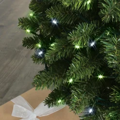 Guirlande Lumineuse|BLACHERE Guirlande lumineuse 8 m 128 LED câble transparent Flashing light Bicolore Vert et blanc froid Multicolore