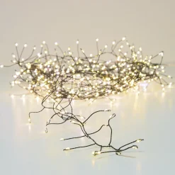 Guirlande Lumineuse|KAEMINGK Guirlande lumineuse 12 m 960 Micro LED câble noir Luxe Blanc chaud Blanc Chaud - câble noir