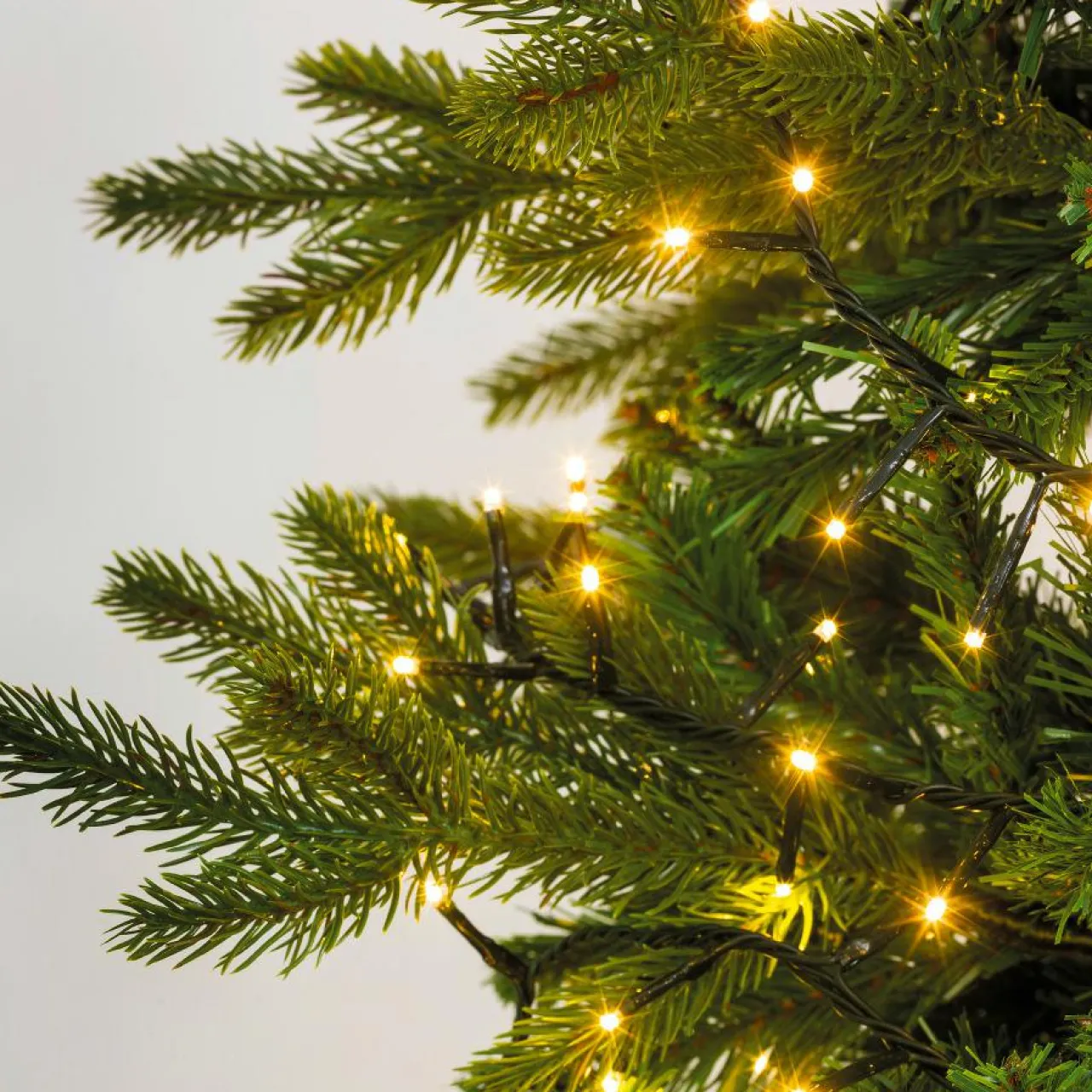 Guirlande Lumineuse|KAEMINGK Guirlande lumineuse 12 m 960 Micro LED câble noir Luxe Blanc chaud Blanc Chaud - câble noir