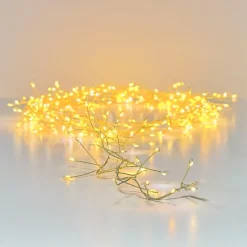 Guirlande Lumineuse|KAEMINGK Guirlande lumineuse 12 m 960 Micro LED câble or Luxe bicolore Blanc chaud et froid Bicolore Blanc chaud / Blanc froid - Câble Or