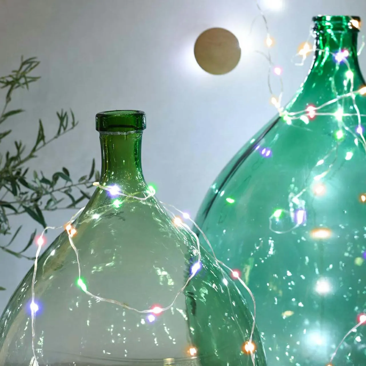 Guirlande Lumineuse|BLACHERE Guirlande lumineuse 10 m 100 Micro LED câble transparent Super brillante Multicolore