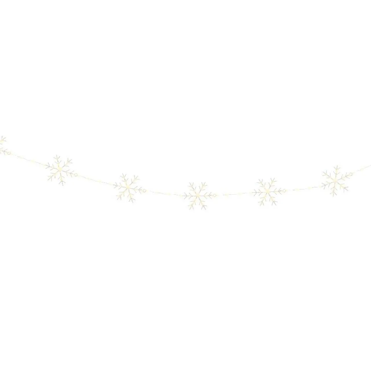 Guirlande Déco|KAEMINGK Guirlande lumineuse 2,25 m 160 micro LED Cristaux de neige Blanc chaud