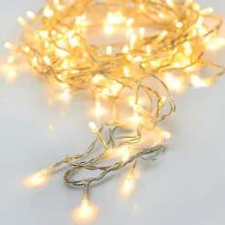 Guirlande Lumineuse|KOOPMAN Guirlande lumineuse à piles 7 m 96 LED câble transparent Luxe Blanc chaud Blanc Chaud - câble transparent