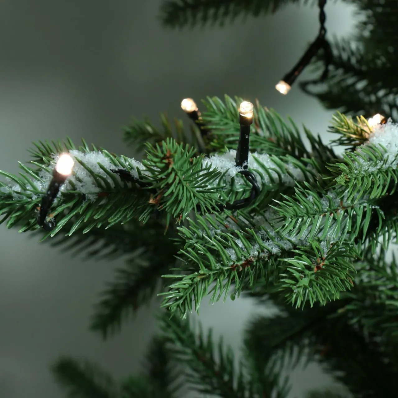 Guirlande Lumineuse Grand Format|Guirlande Lumineuse|KAEMINGK Guirlande lumineuse à piles 27,50 m 368 LED câble noir Durawise Blanc chaud Blanc Chaud - câble noir