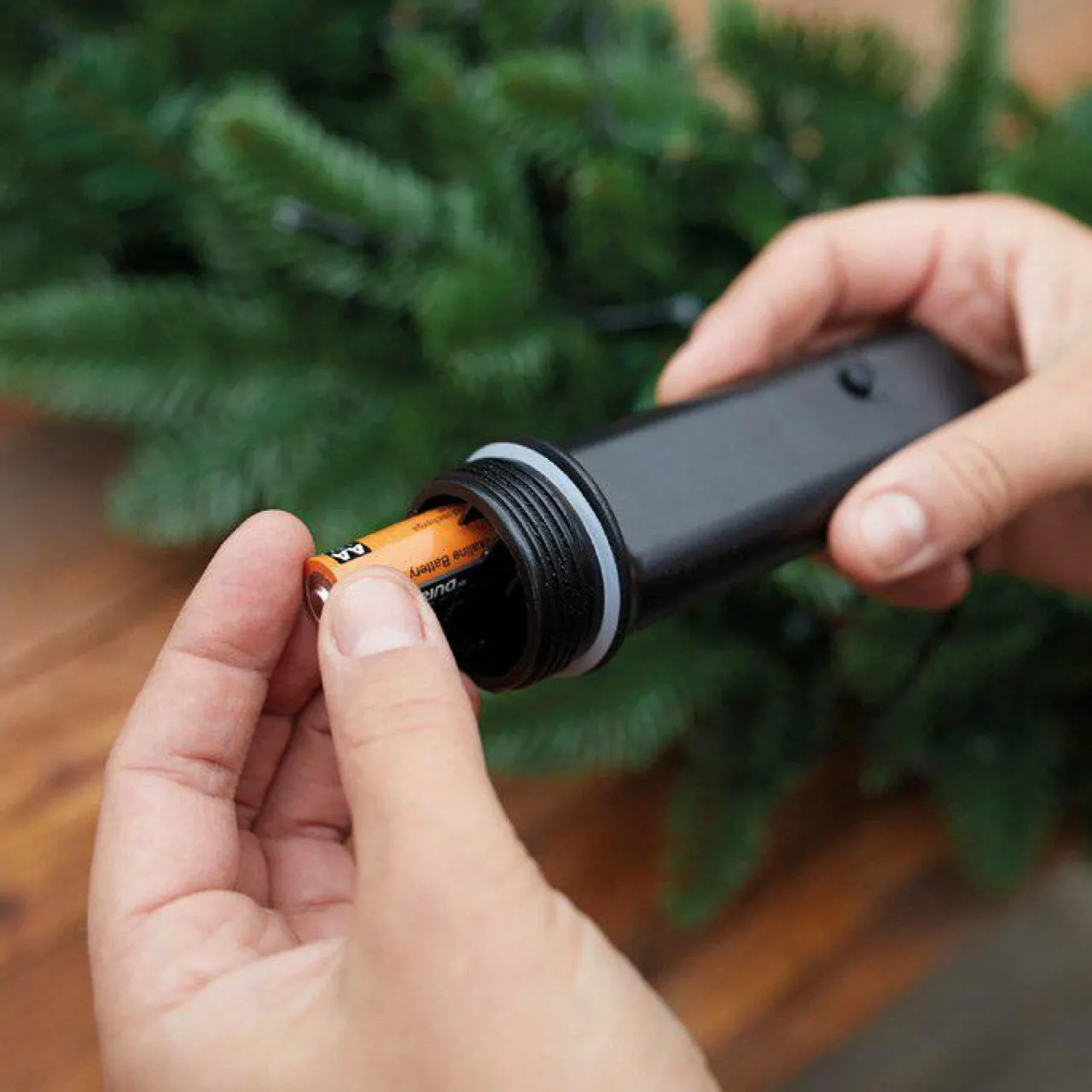 Guirlande Lumineuse|KAEMINGK Guirlande lumineuse à piles 3,50 m 48 LED câble noir Durawise Blanc chaud Blanc Chaud - câble noir