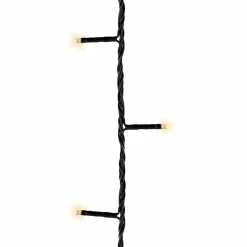 Guirlande Lumineuse|KAEMINGK Guirlande lumineuse à piles 3,50 m 48 LED câble noir Durawise Blanc chaud Blanc Chaud - câble noir