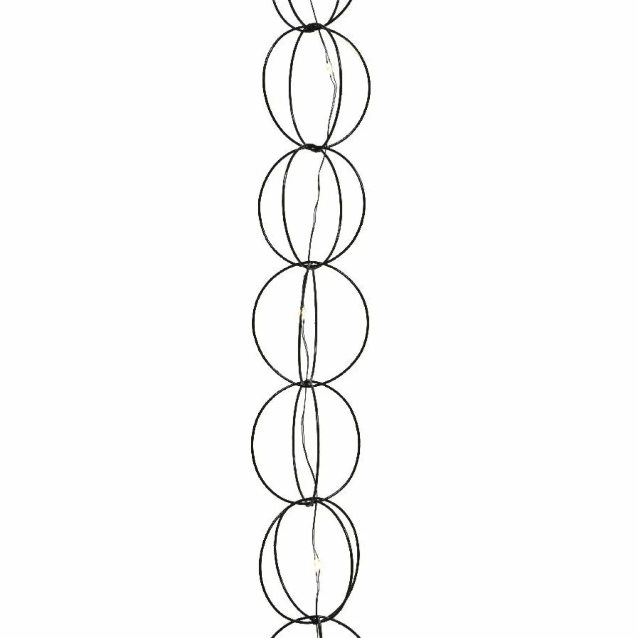 Guirlande Déco|Déco Et Objet Lumineux|KAEMINGK Guirlande lumineuse à piles 20 LED (1,9 m) Anneaux Blanc chaud