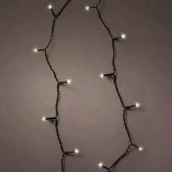 Guirlande Lumineuse|KAEMINGK Guirlande lumineuse à piles 7,10 m 96 LED câble noir Durawise Blanc chaud Blanc Chaud - câble noir