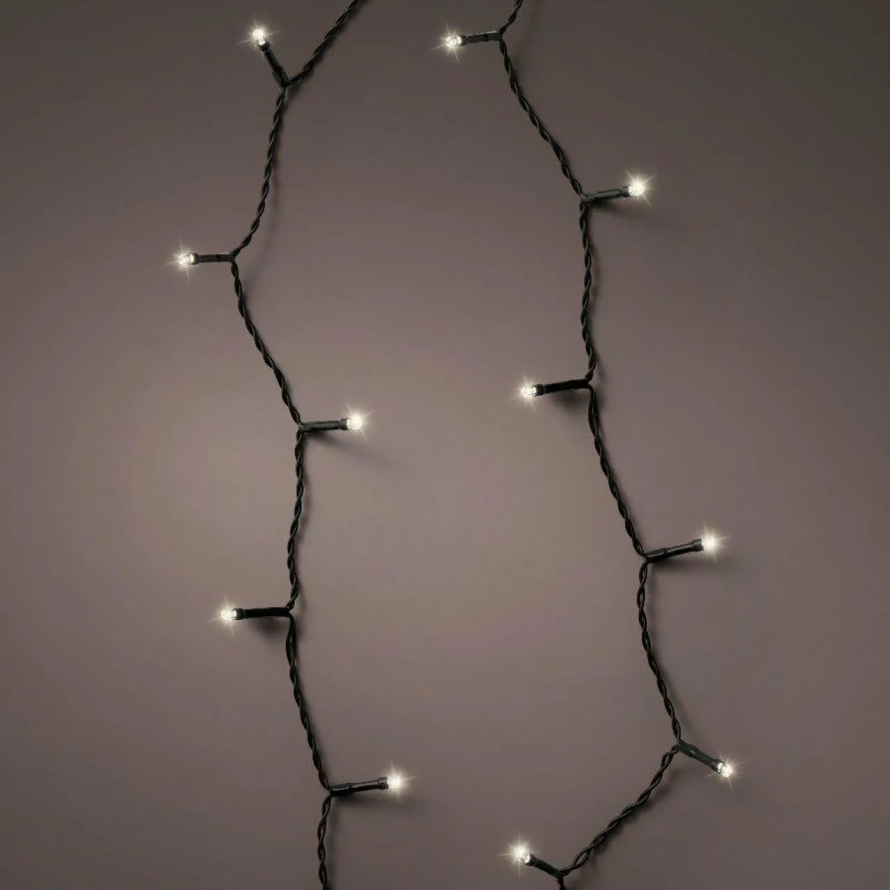 Guirlande Lumineuse|KAEMINGK Guirlande lumineuse à piles 7,10 m 96 LED câble noir Durawise Blanc chaud Blanc Chaud - câble noir