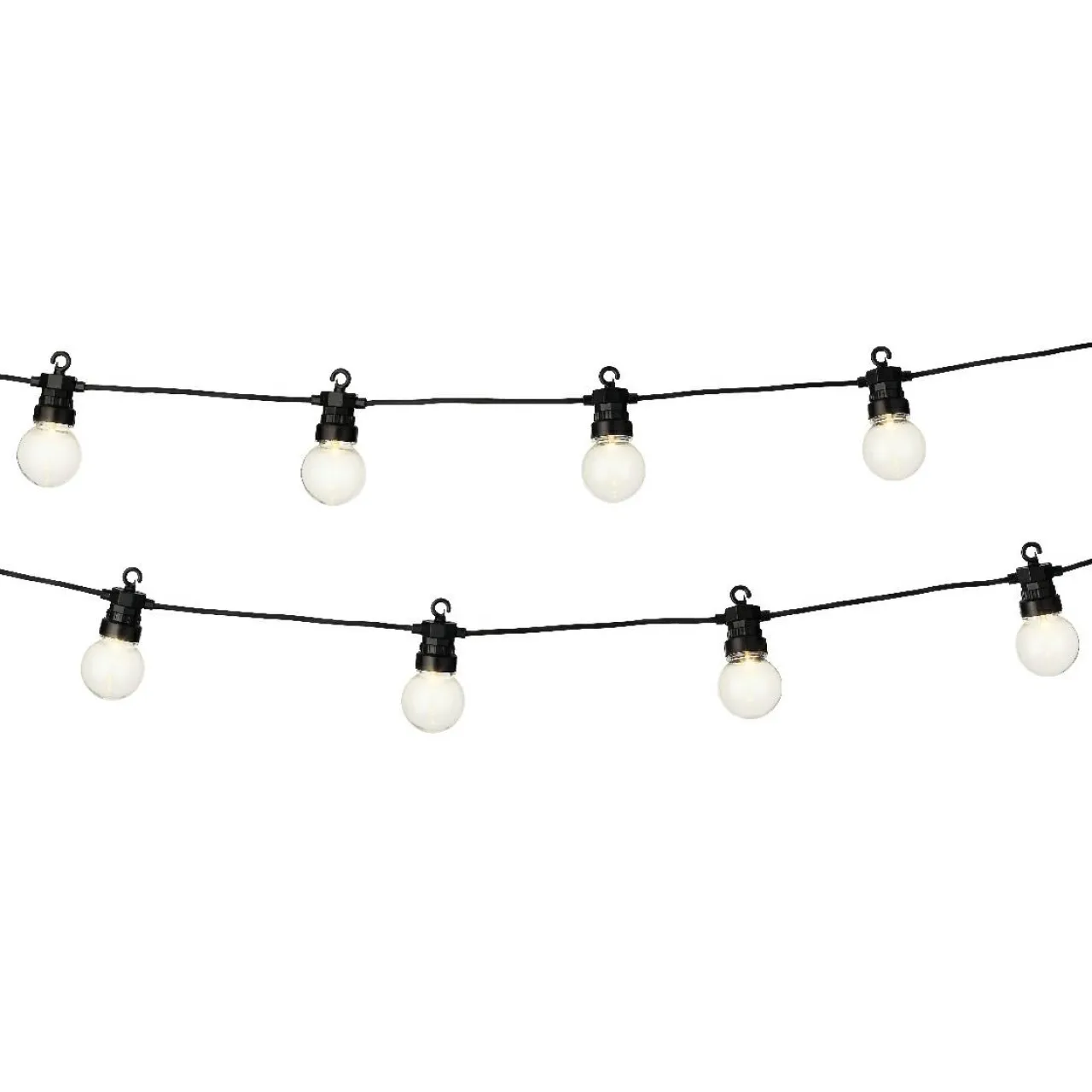 Luminaire Jardin|Eclairage Extérieur|#N/A Guirlande lumineuse connectable jardin 9,5 m 20 LED Guinguette Garden Blanc chaud
