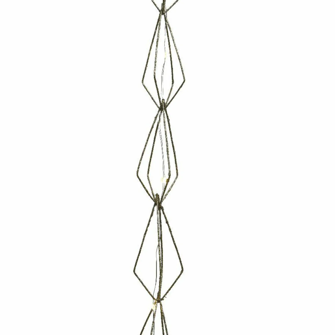 Guirlande Déco|KAEMINGK Guirlande lumineuse déco à piles 1,9 m Diamanti Blanc chaud