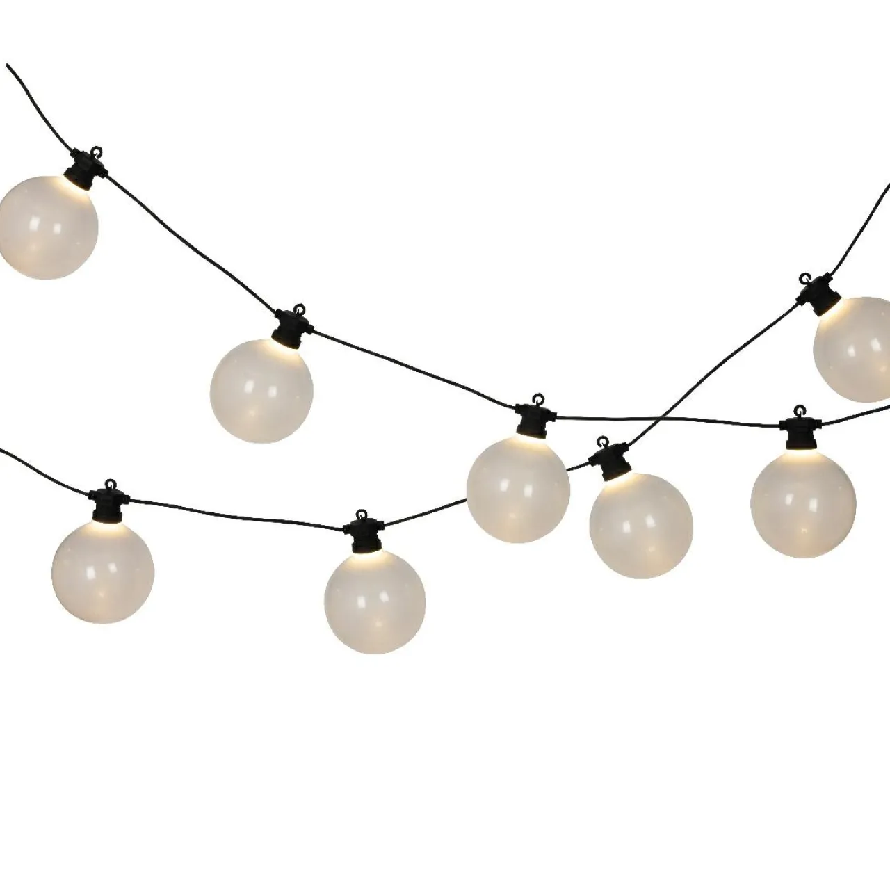 Luminaire Jardin|Eclairage Extérieur|KAEMINGK Guirlande lumineuse de jardin connectable 10 LED (4,5 m) Garden fiesta Blanc chaud