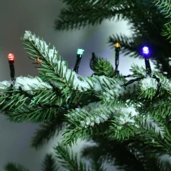 Guirlande Lumineuse|KAEMINGK Guirlande lumineuse Durawise à piles 14,30 m 192 LED câble noir Multicolore Multicolore - câble noir