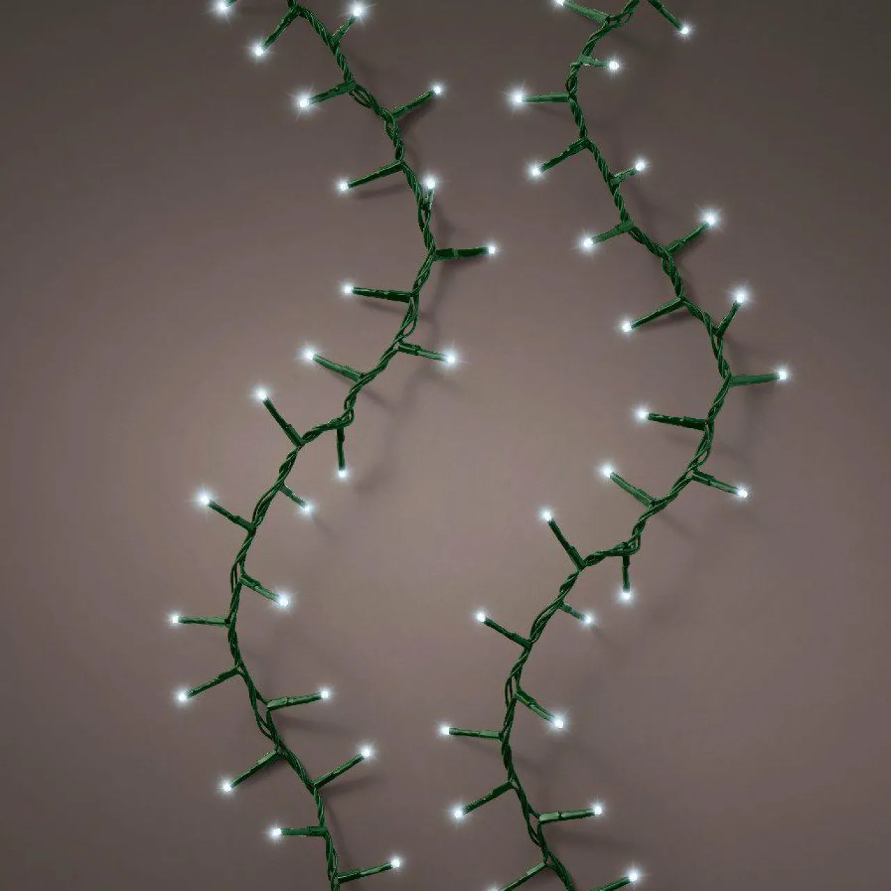 Guirlande Lumineuse|KAEMINGK Guirlande lumineuse raccordable 11 m 500 LED câble vert Compact Blanc froid