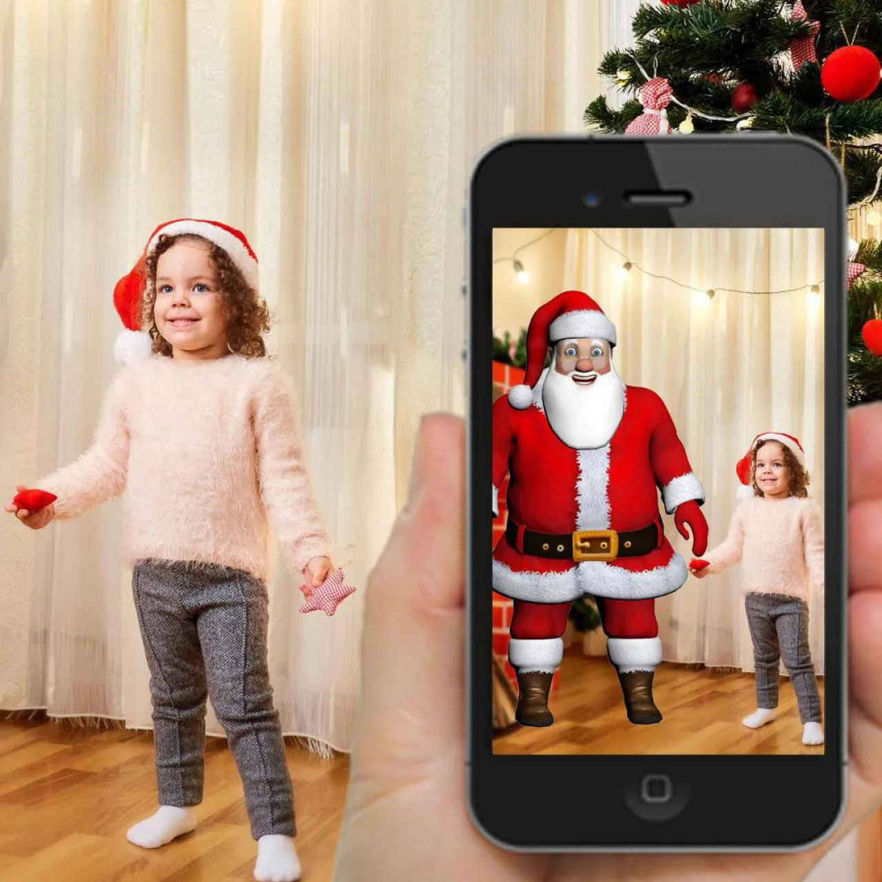 Guirlande Lumineuse|BLACHERE Guirlande lumineuse réalité augmentée 12 m 200 LED câble transparent Blanc froid