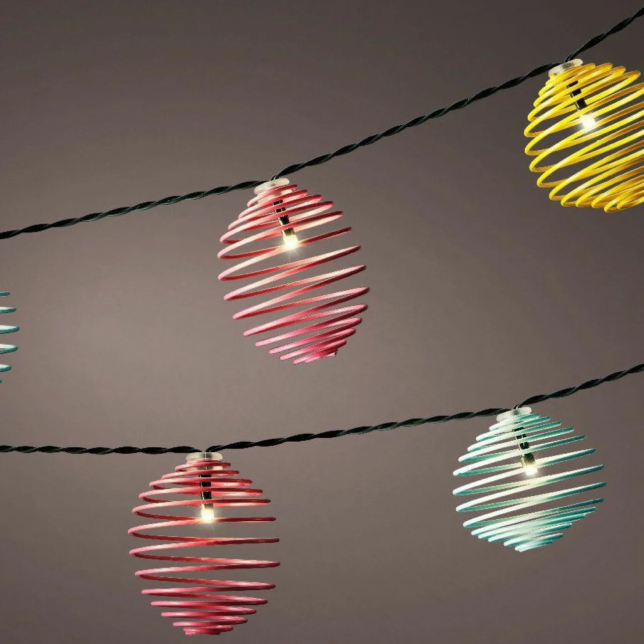 Luminaire Jardin|Eclairage Extérieur|#N/A Guirlande lumineuse solaire 2,7 m 10 LED Rainbow Multicolore