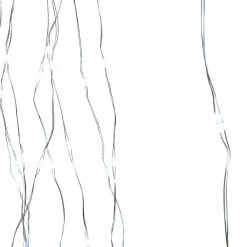 Guirlande Lumineuse|KAEMINGK Guirlande rideau pour sapin H2,40 m 832 Micro LED câble argent Blanc froid Blanc Froid - câble argent