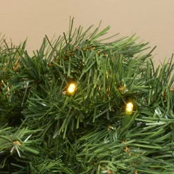 Sapin Grande Taille|Guirlande En Sapin Artificiel|EMINZA Guirlande sapin lumineuse (300 cm - D25) Royal Vert et blanc chaud Sapin vert lumineux