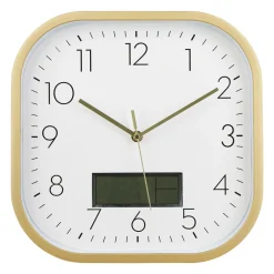 Horloge|OSTARIA Hloge murale digitale plastique (30 cm) Timy Or