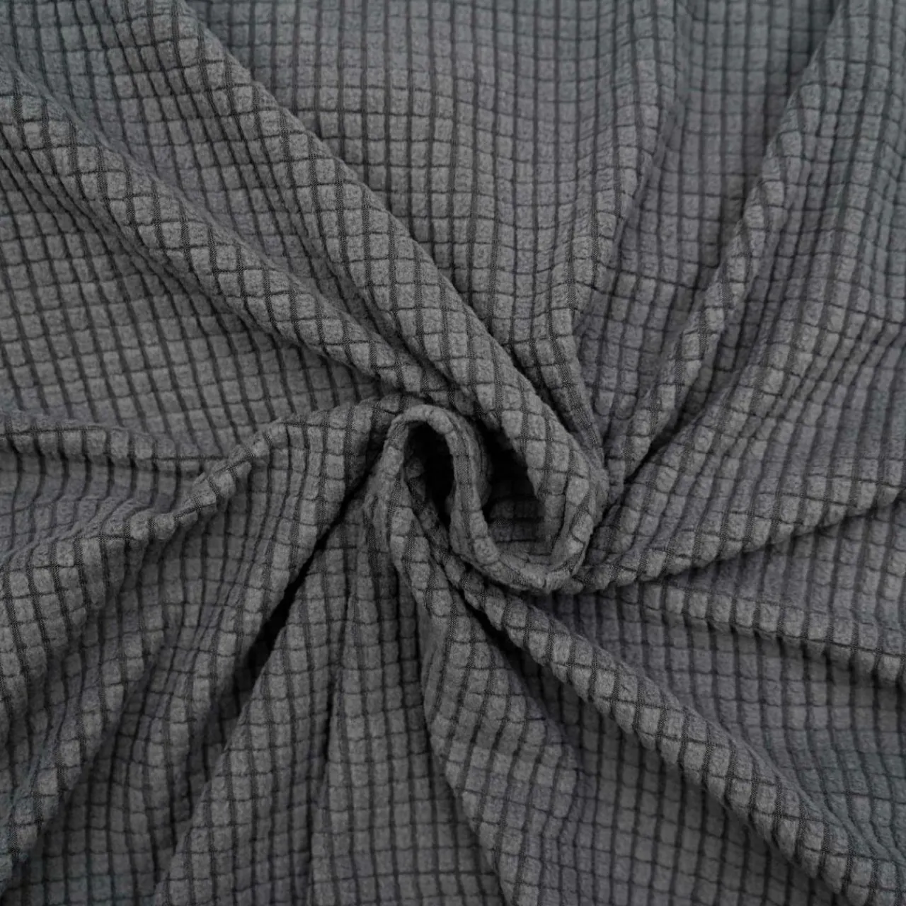 Housse De Canapé, Chaise|douceur d'intu017drieur Housse de canapé extensible effet gaufré (225 x 245 cm) Sacha Gris Anthracite