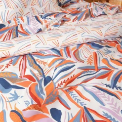 Housse De Couette|TRADILINGE Housse de couette coton (280 x 240 cm) Perroquet Salsa Multicolore