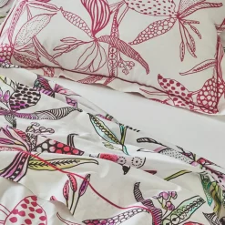 Housse De Couette|TRADILINGE Housse de couette coton (200 x 200 cm) Pénélope Rose