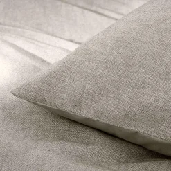 Parure De Lit|Housse De Couette|douceur d'intu017drieur Housse de couette et deux taies d'oreiller coton (240 x 220 cm) Meline Gris Anthracite