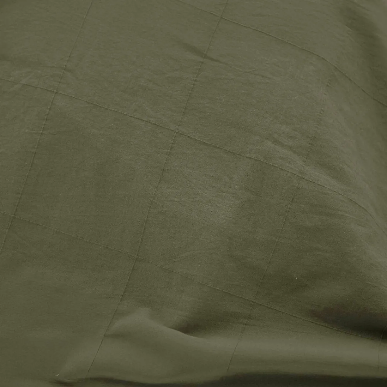 Parure De Lit|Housse De Couette|douceur d'intu017drieur Housse de couette et deux taies d'oreiller coton lavé (260 x 240 cm) Linella Vert sauge