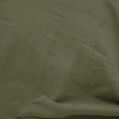 Parure De Lit|Housse De Couette|douceur d'intu017drieur Housse de couette et deux taies d'oreiller coton lavé (240 x 220 cm) Linella Vert sauge