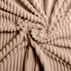 Parure De Lit|Housse De Couette|douceur d'intu017drieur Housse de couette et deux taies d'oreiller flanelle (240 x 220 cm) Veloutea sable Beige