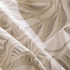 Parure De Lit|Housse De Couette|ATMOSPHERA Housse de couette et deux taies coton (260 x 240 cm) Nalh Beige