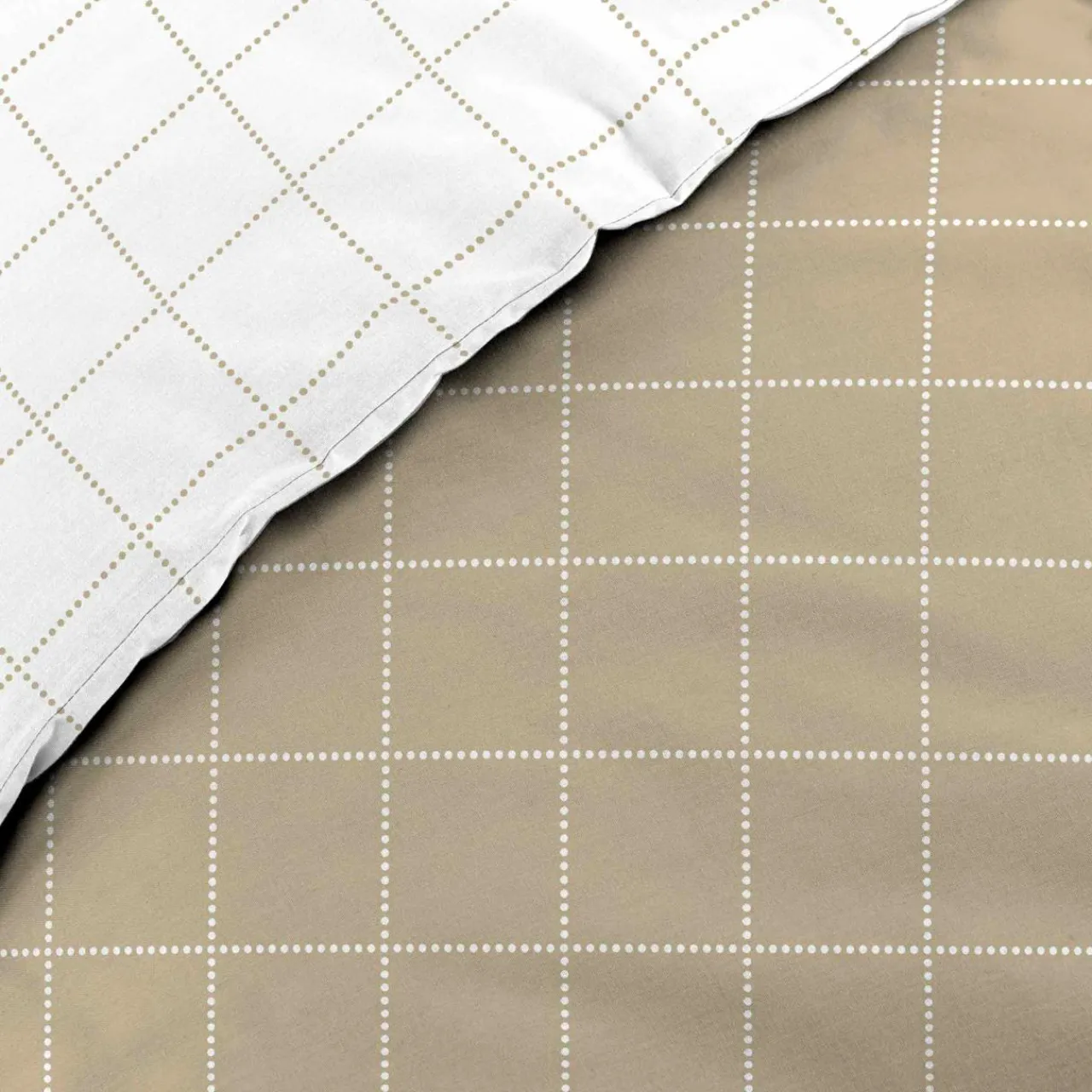 Parure De Lit|Housse De Couette|douceur d'intu017drieur Housse de couette et deux taies d'oreiller en coton (240 x 220 cm) Cadria Blanc
