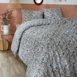 Parure De Lit|Housse De Couette|L'EFFET PAPILLON Housse de couette et deux taies coton (240 x 220 cm) Malia Multicolore