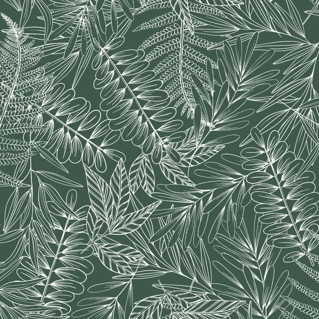 Parure De Lit|Housse De Couette|ATMOSPHERA Housse de couette et deux taies coton (260 x 240 cm) Tropik e Vert