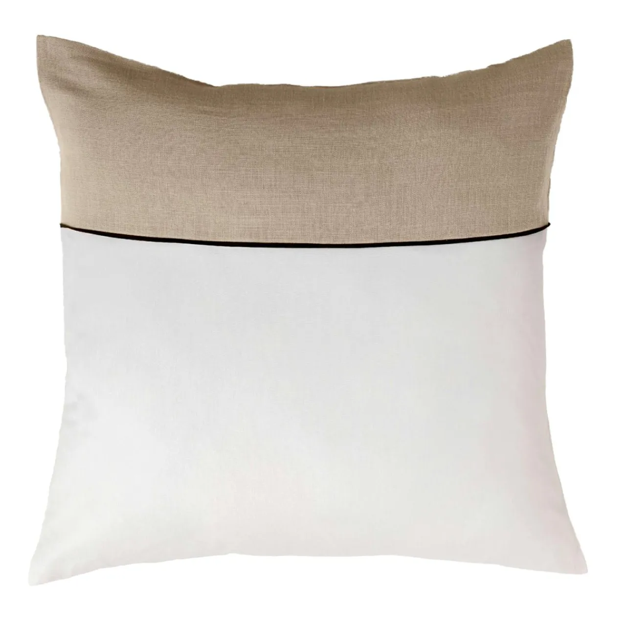 Parure De Lit|Housse De Couette|douceur d'intu017drieur Housse de couette et deux taies d'oreiller coton (240 x 220 cm) Gabrielle Beige