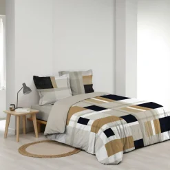 Parure De Lit|Housse De Couette|douceur d'intu017drieur Housse de couette et deux taies percale de coton (240 x 220 cm) Ulysse Multicolore