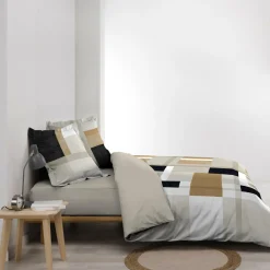 Parure De Lit|Housse De Couette|douceur d'intu017drieur Housse de couette et deux taies percale de coton (240 x 220 cm) Ulysse Multicolore