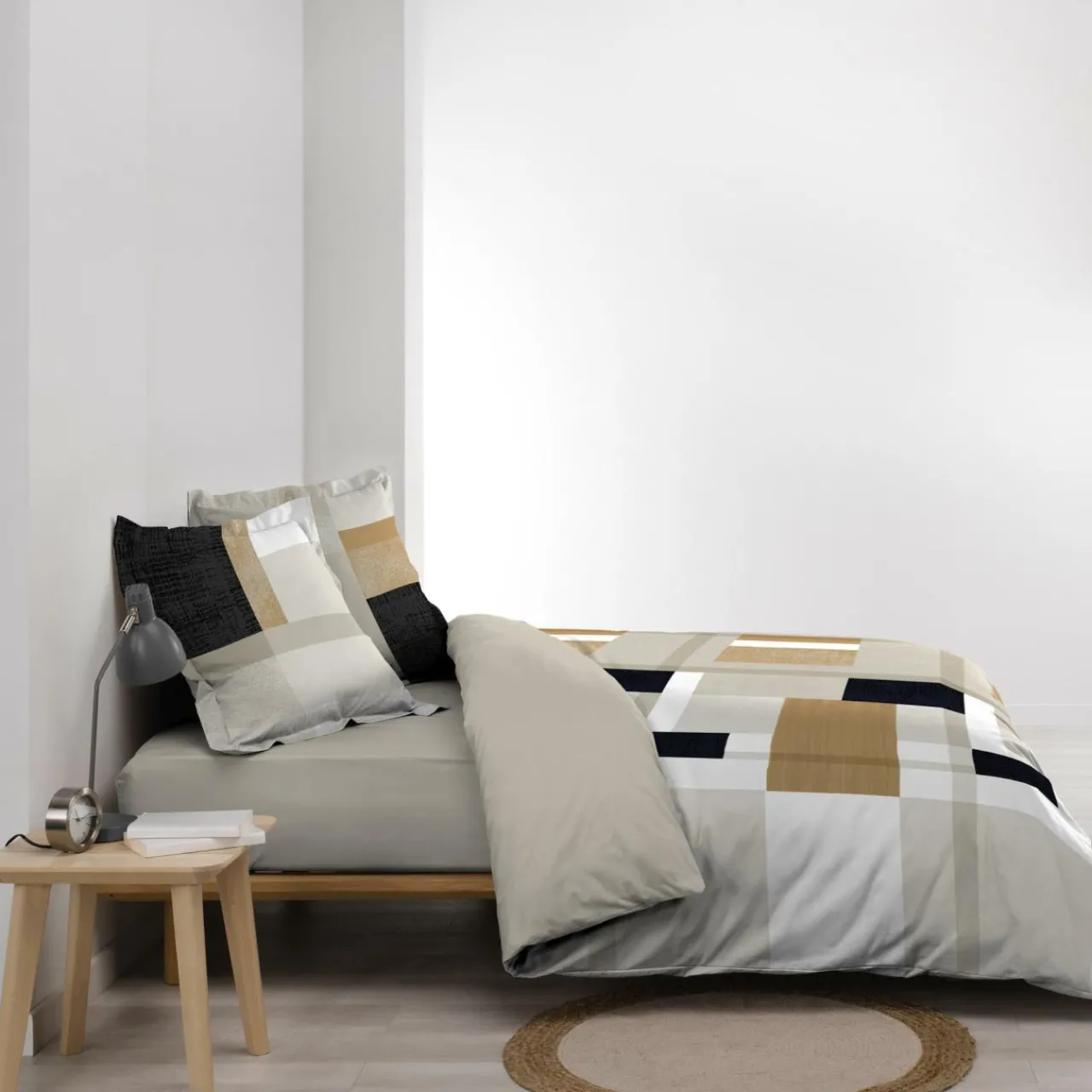 Parure De Lit|Housse De Couette|douceur d'intu017drieur Housse de couette et deux taies percale de coton (240 x 220 cm) Ulysse Multicolore