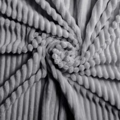 Parure De Lit|Housse De Couette|douceur d'intu017drieur Housse de couette et deux taies d'oreiller flanelle (240 x 220 cm) Veloutea Gris Anthracite