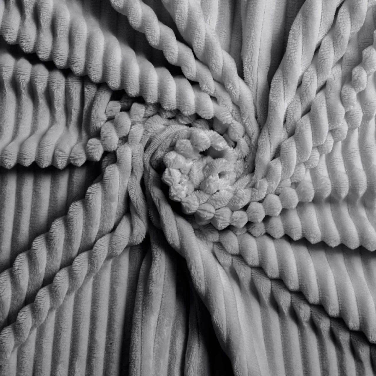 Parure De Lit|Housse De Couette|douceur d'intu017drieur Housse de couette et deux taies d'oreiller flanelle (240 x 220 cm) Veloutea Gris Anthracite