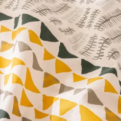 Parure De Lit|Housse De Couette|Atmosphera, cru017dateur d'intu017drieur Housse de couette et deux taies coton (240 x 220 cm) Aqua Multicolore