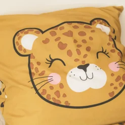 Linge De Lit Enfant|Linge De Lit Enfant|l'Effet Papillon Housse de couette et deux taies enfant coton (200 x 200 cm) Lola Caramel