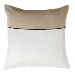 Parure De Lit|Housse De Couette|douceur d'intu017drieur Housse de couette et deux taies d'oreiller coton (260 x 240 cm) Gabrielle Beige