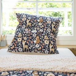 Linge De Lit Enfant|Linge De Lit Enfant|L'EFFET PAPILLON Housse de couette et deux taies enfant coton (200 x 200 cm) Forêt enchantée Multicolore