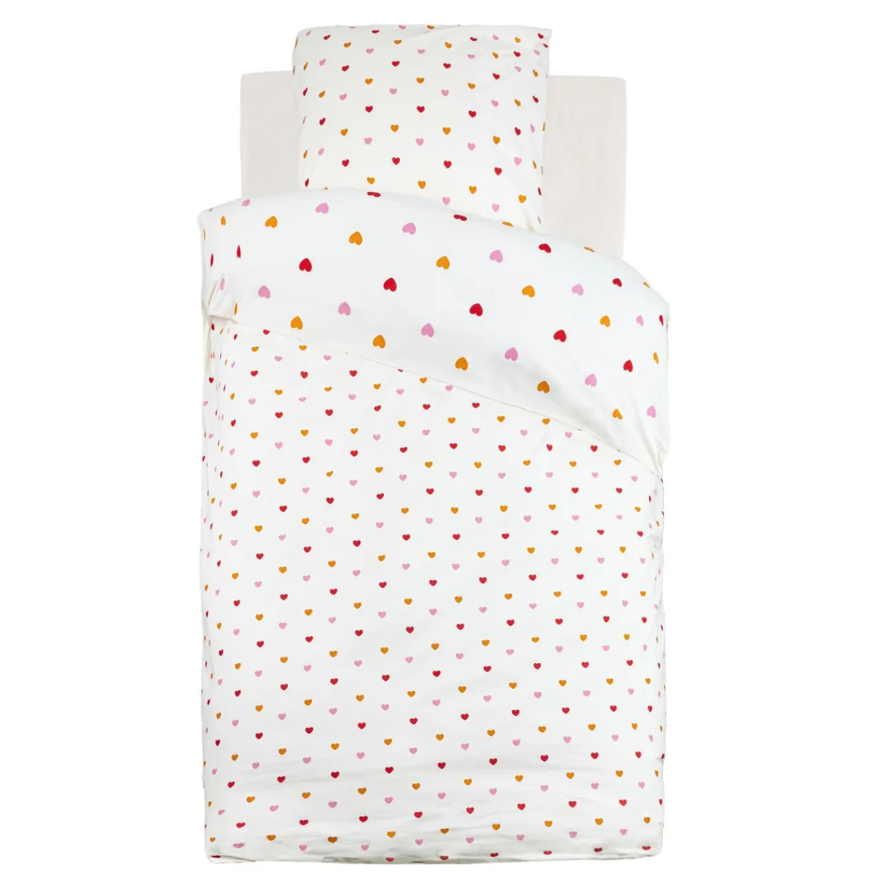 Linge De Lit Enfant|Linge De Lit Enfant|Atmosphera cru017dateur d'intu017drieur for kids Housse de couette et une taie enfant coton (140 x 200 cm) Amour Multicolore