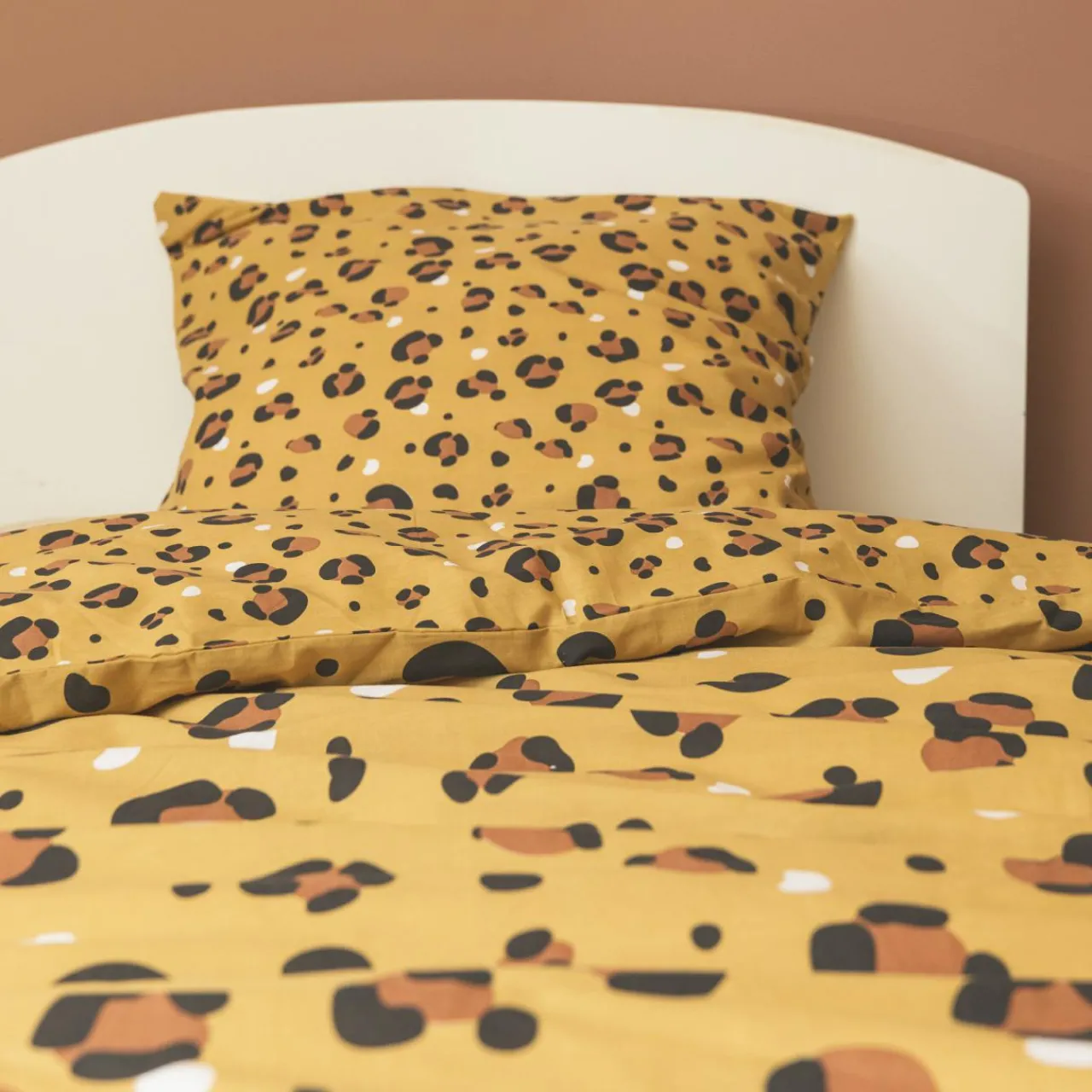 Linge De Lit Enfant|Linge De Lit Enfant|l'Effet Papillon Housse de couette et une taie enfant coton (140 x 200 cm) Lola Caramel