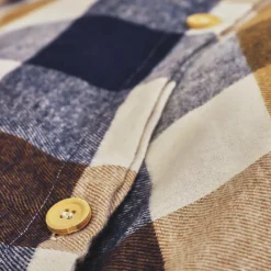 Housse De Couette|EMINZA Housse de couette flanelle de coton (260 x 240 cm) Nina carreaux Multicolore Carreau Multicolore