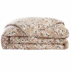 Housse De Couette|EMINZA Housse de couette gaze de coton (200 x 200 cm) Constance pampa Beige